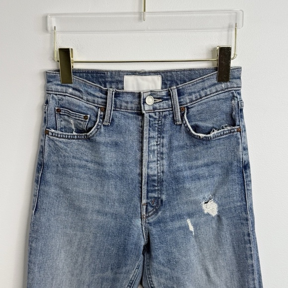 Mother Superior The Tripper 20 Minutes of Fame Light Wash Denim Jeans Size 26 - Picture 5 of 16